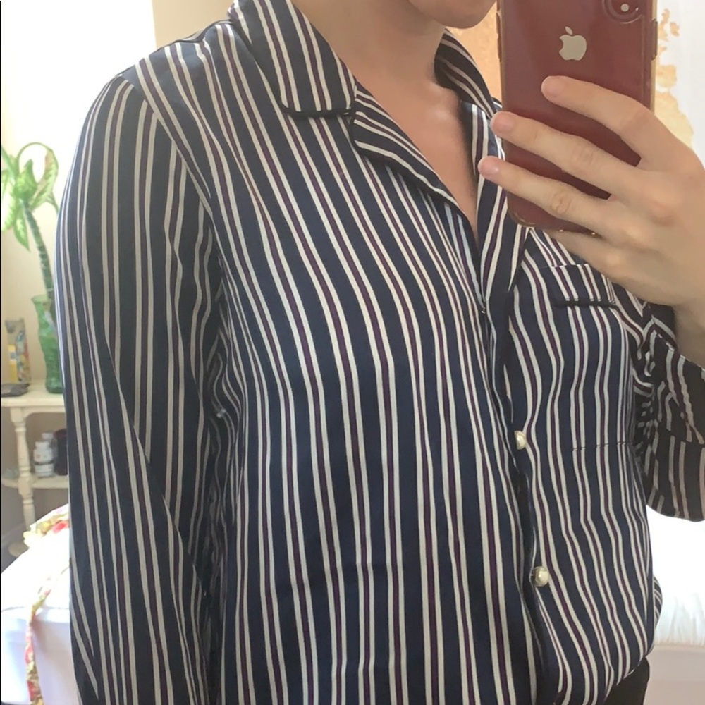 3/$25 - PETITE  blouse button down